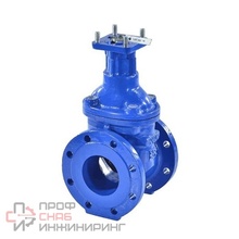 Задвижка Завод им Гаджиева чугун аналог МЗВ Ду100 Ру16 75C под электропривод