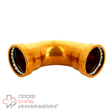 Угол Profipress XL 90°, с SC-Contur, 64 мм, медь, модель 2416XL