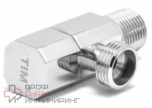 Кран шаровой 1/2х1/2 для подкл.с/т приборов (латунь,керамическая кран-букса ) TIM