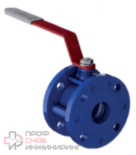 Кран разборный фланцевый укороченный DN100 PN16 11с67п СУФ.00.1.016.100 Ст.20 П/П МАРШАЛЛ