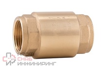 Клапан обратный осевой General Fittings 7Y00 R7 Ду25 Ру16 латунь муфтовый