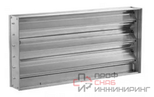 Клапан воздушный SHUFT DRr 300х300 с подставкой под электропривод