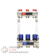 Коллекторные группы из латуни с регулирующими и балансировочными клапанами Varmega VM15803