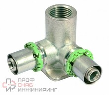ПРЕСС Тройник 20х1/2"М установочный H53мм 770ECE Comap