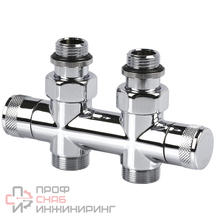 Узел прямой SR Rubinetterie Tondera 1/2"х3/4" Е хром