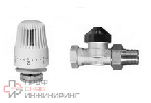 Комплект терморегулятора Ридан из клапана TR-N и термостата TR 84 Ду20