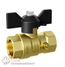 Шаровой кран LD PRIDE Кран д/маном шаровой 1/2''вн - М20x1,5 с бабочкой, со спуском