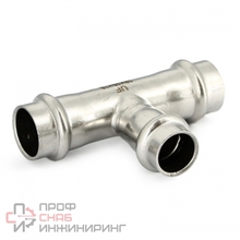 Тройник пресс Uni-fitt 28, нержавеющая сталь