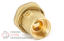 Соединение с накидной гайкой ВВ 1 1/2" х 1" со встроенным шаровым краном