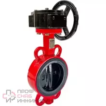 Затвор чугунный Reon RSV83RED межфланцевый в комплекте с редуктором тип