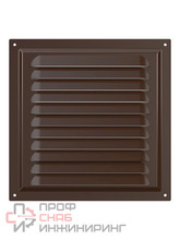 Решетка ERA 2020МЭ, металл, коричневая
