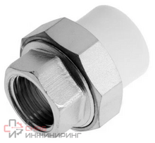 Муфта комбин. разъемная ПП 40 х 1 г. TIM