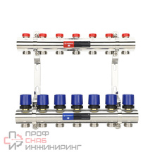 Коллекторные группы из латуни с регулирующими и балансировочными клапанами Varmega VM15807