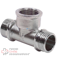 Тройник AQUALINK никель НВН 3/4