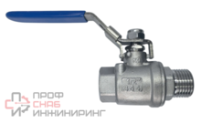 Кран шаровой нержавеющий муфтовый ISO5211, Lotar 3" (DN80)  AISI304 (CF8)  LTR-TAp80/4