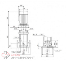 Насос Grundfos CR3-23 A-FGJ-A-E-HQQE 3x400D 50HZ