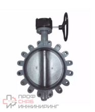 Затвор дисковый поворотный с проушинами Giacomini EPDM Ду250 Ру16 р/проуш д/чуг R59FL