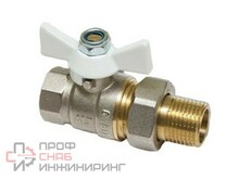 Кран шаровой LD Pride 47.20.В-ГШ.Б (white) с биркой