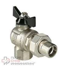 Кран шаровой усиленный Valtec PERFECT VT.328.N.05 угловой с полусгоном