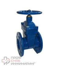 Задвижка обрезиненная ABRA A4010-250 L=250 мм , тип 30вч39р (30ч39р)