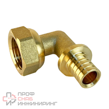 Угольник надвижной с накидной гайкой 1 (2,2) х 1/2" (VALFEX) (220/10) К