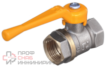 Кран шаровой БАЗ 11Б27п Ду15 А10 газ вр/вр рычаг никель