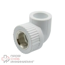 Уголок комбинированный Акватек ВР 20х1/2" белый