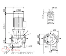 Насос Wilo IL 80/315-15/4