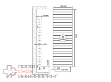 Радиатор вертикальный Royal Thermo PianoForte Tower/Bianco Traffico 22 секции