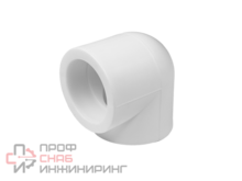 Угольник полипропиленовый соединительный 90° КОНТУР PP-R 63/90