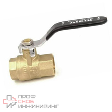 Кран шаровой Vieir 1" F/F (ручка) усилен. желтый