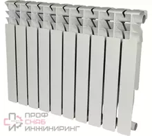 Радиатор аллюм. 500/80 10 секц. ROMMER Profi RAL9016