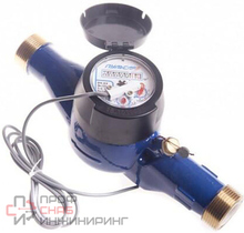 Счетчик холодной воды «Пульсар М» импульсный выход Ду32, пластиковый регистр, Qn=6 м3/ч