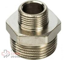 Ниппель Stout НН переходной никелированный 3/4"х3/8"