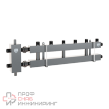 Блок коллекторный на  (4) выхода Royal Thermo стрелка 60 кВт в комплекте с кронштейнами