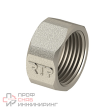 Заглушка РосТурПласт латунь Ду50 ВР никель