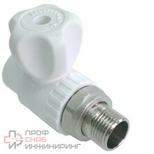 Кран прямой PP-R VALFEX для радиаторов 25x3/4" ручка-маховик