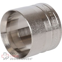 Монтажная гильза STOUT 20х2.0 никелированная для труб из сшитого полиэтилена аксиальный