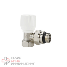 Ручной радиаторный клапан Varmega VM10011 угловой с самоуплотняющимся полусгоном