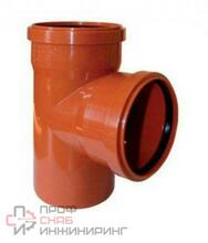 Тройник Ostendorf наружный 110х110 87гр. KGЕА