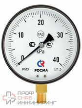 Манометр Росма КМ-31� (0-60kPa) 20x1,5.1,5