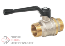 Кран шаровой Баз 11Б27п1 Dn20 Pn40 нр/нр рычаг никель, серия Standart