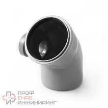 Отвод PRO AQUA Comfort с выходом левый 110x50/45 градусов