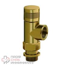 Запорный клапан осевой SR Rubinetterie серия Tondera, 1/2", цвет бронза