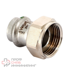 Муфта НГ 22x1 с накидной гайкой Sanpress Inox SC-Contur