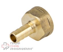 Переходник латунь д/шланга Дн13х3/8" ВР неразъем Aquasfera 9101-03