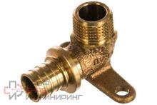 Угольник настенный, Н, 20, 1/2", бронза (RX) Rehau