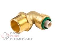 Угольник Arrowhead с наружной резьбой Push 16mmx3/4"