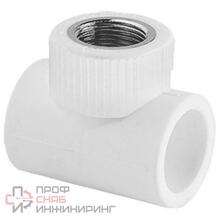 Тройник TEBO бел. PP-R комб. 25х3/4" ВР (10/80)