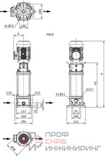 Насос Wilo HELIX V 605-1/16/E/S/400-50